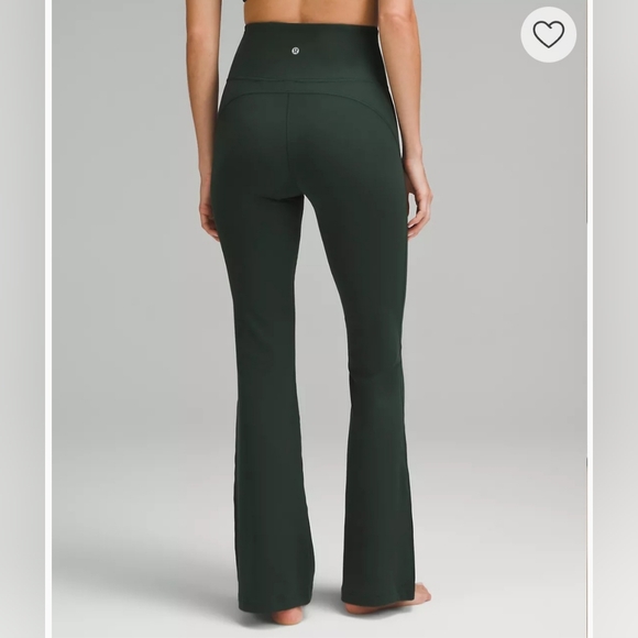 Lululemon Groove Nulu Super-High-Rise Flared Pant in Dark Green - Picture 5 of 5